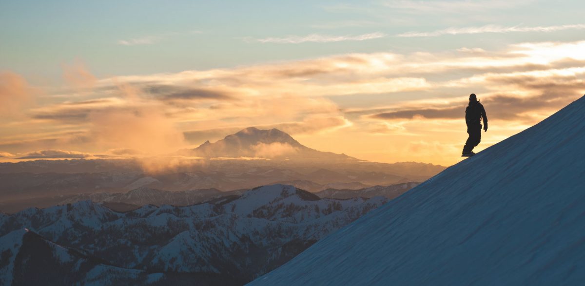 Golden-hour ridge